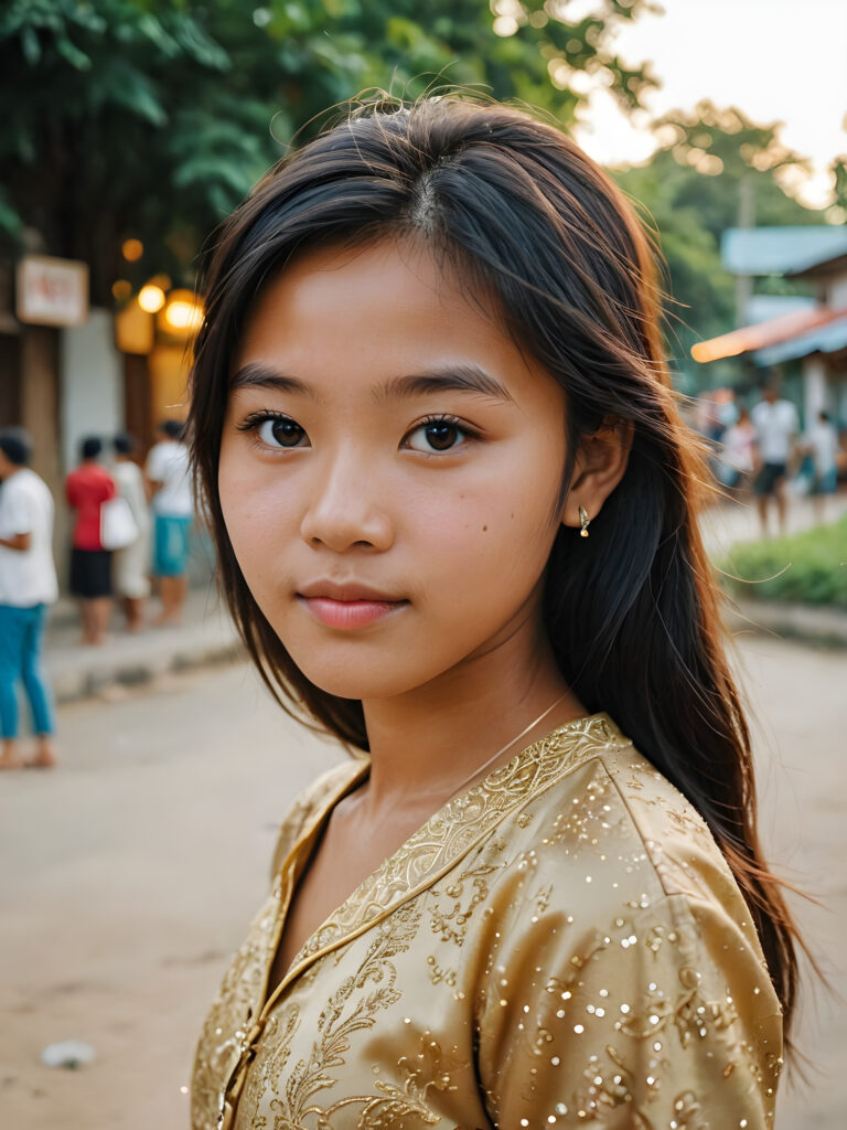 a ((Burmese teen girl)), 15 years old