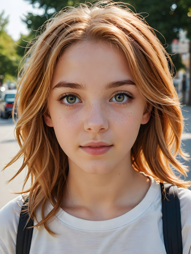 a-vividly-detailed-and-realistic-portrait-featuring-a-teenage-girl-15-years-old-with-Copper-Blonde-Layered-Hairstyle-and-expressive-beautiful-eyes-exuding-joyful-contentment
