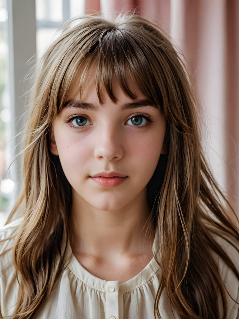 a-vividly-detailed-and-realistic-portrait-featuring-a-teenage-girl-15-years-old-with-Long-Curtain-Bangs-Hair-and-expressive-beautiful-eyes-exuding-joyful-contentment