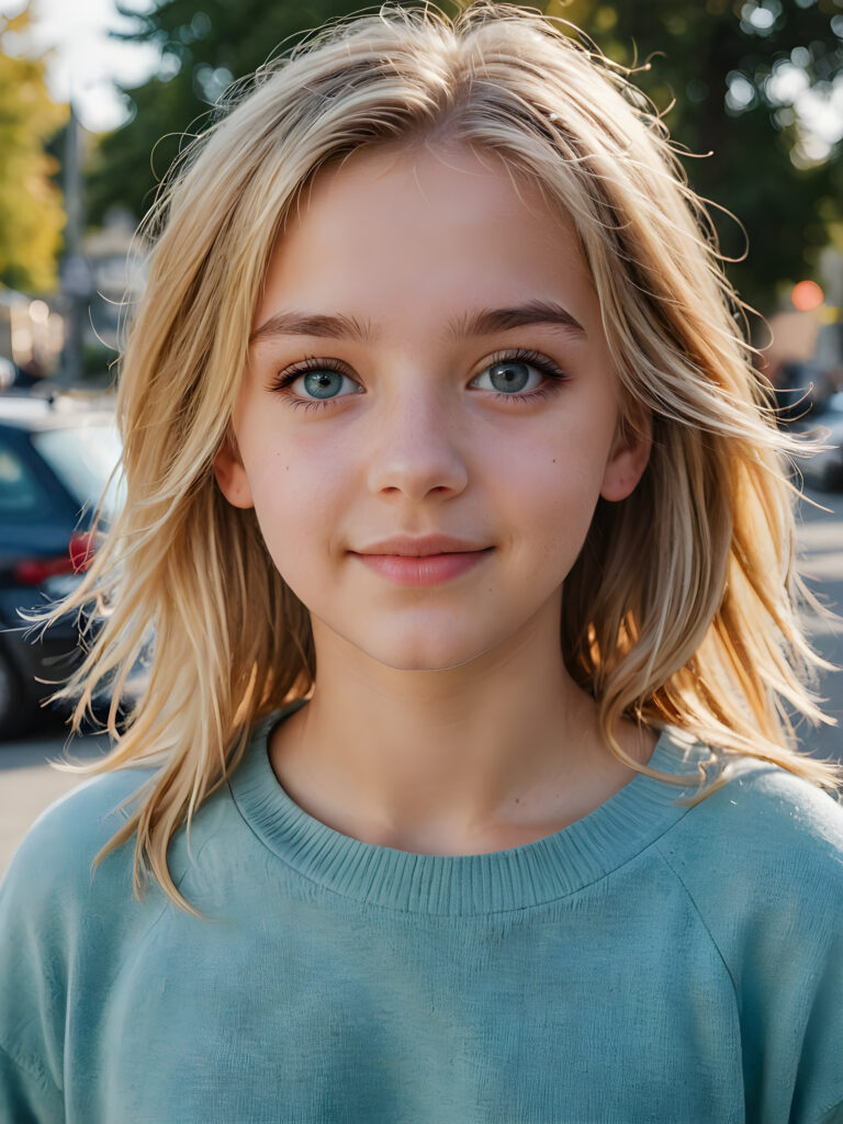 a-vividly-detailed-and-realistic-portrait-featuring-a-teenage-girl-15-years-old-with-Pretty-Flaxen-Blonde-Shag-Hair-and-expressive-beautiful-eyes-exuding-joyful-contentment