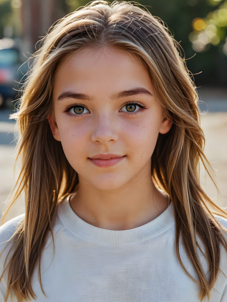 a-vividly-detailed-and-realistic-portrait-featuring-a-teenage-girl-15-years-old-with-Sandy-Highlights-and-Soft-Ends-Hair-and-expressive-beautiful-eyes-exuding-joyful-contentment