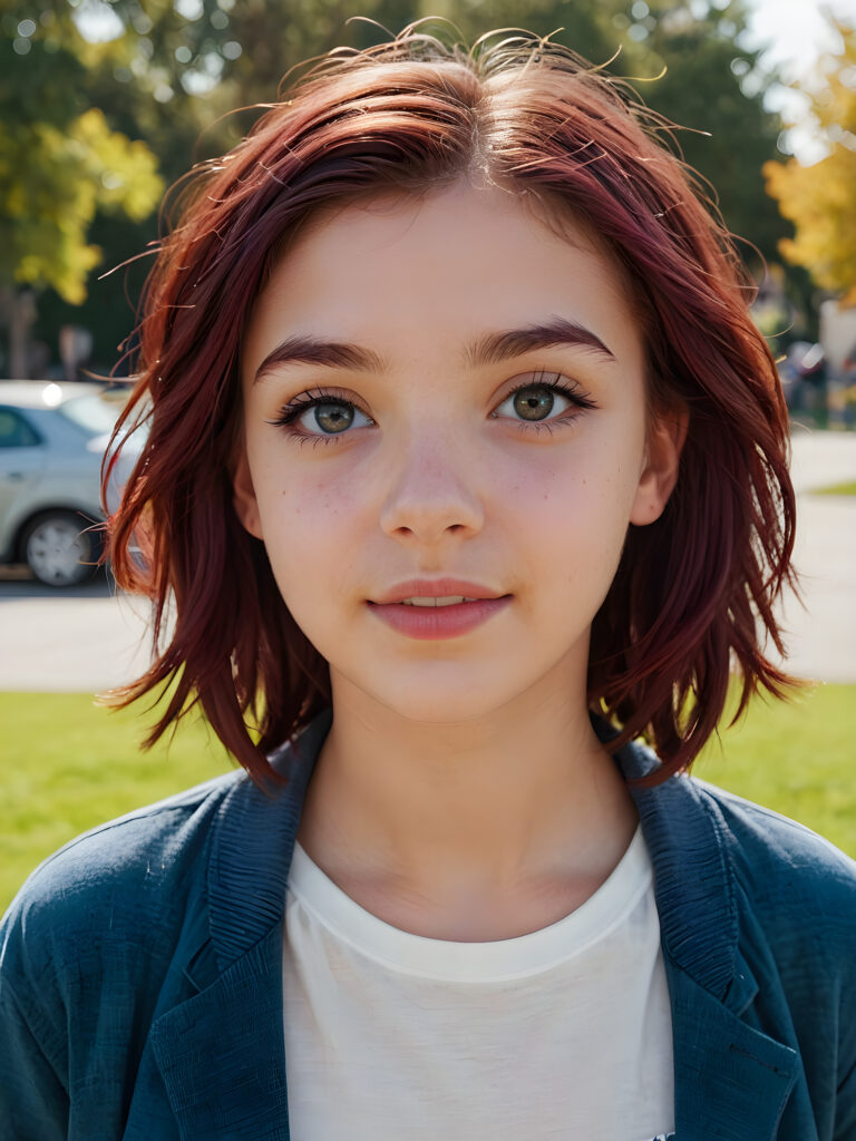 a-vividly-detailed-and-realistic-portrait-featuring-a-teenage-girl-15-years-old-with-Side-Parted-Burgundy-Hairstyle-and-expressive-beautiful-eyes-exuding-joyful-contentment