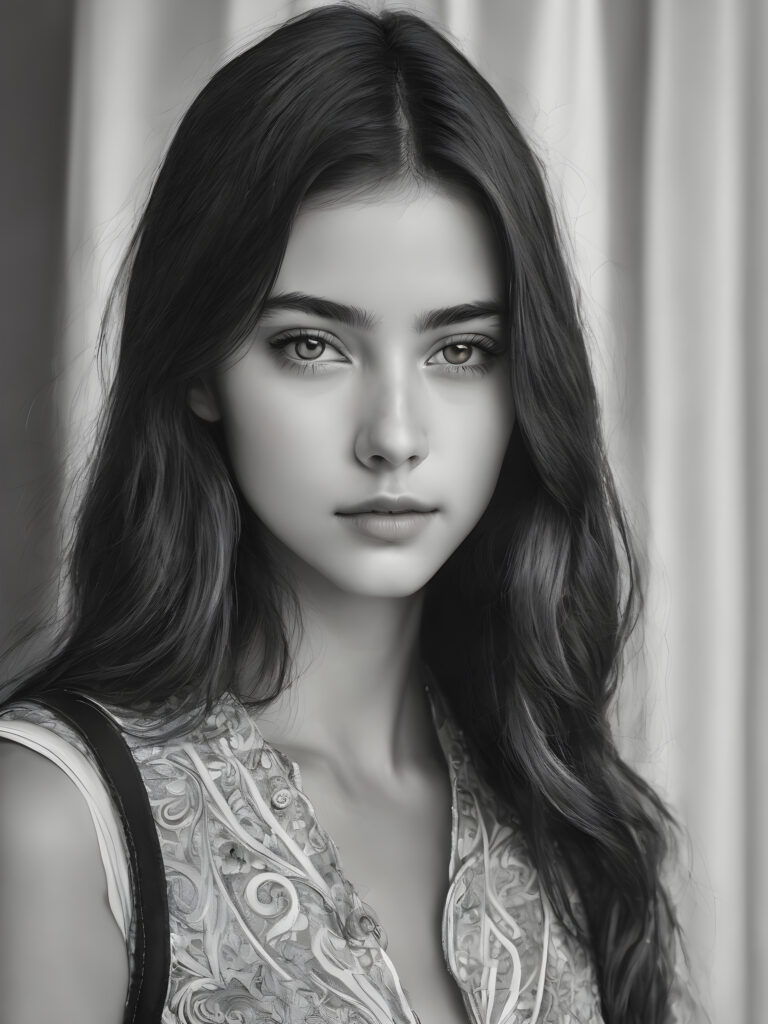 a young teen girl ((stunning)) ((gorgeous)) ((detailed artwork))