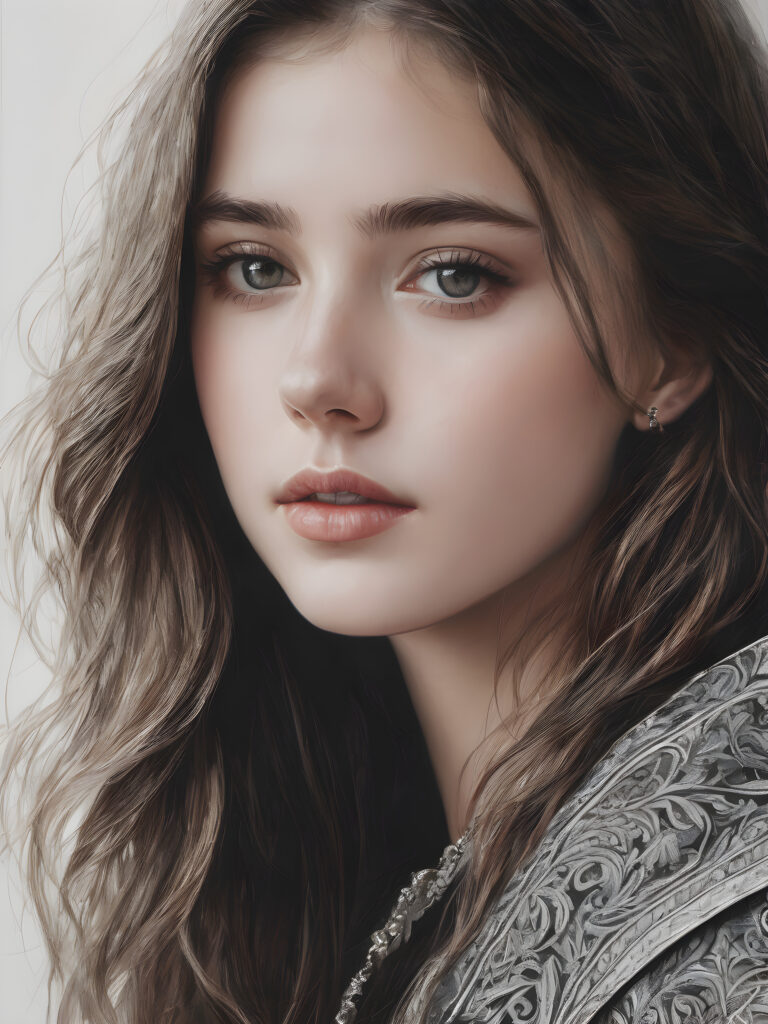 a young teen girl ((stunning)) ((gorgeous)) ((detailed artwork))